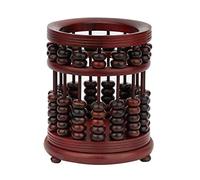 Ábaco de estilo vintage, Ábaco de madera, portalápices de ábaco, Ábaco retro chino, sala de estudio, tallado de secoya, decoración aritmética, regalos creativos for el hogar