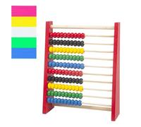 Ábaco de Madera,Ábaco,Abacus Matematicas,Ábaco de Madera,Ábaco De Madera para Niños,Abaco Infantil Madera,con 100 Palitos Contadores,Juego de Rompecabezas Educativo para niños Mayores de 3 años