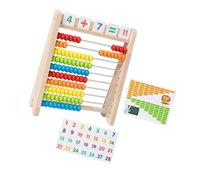 Ábaco educativo para niños, juguete para contar matemáticas con tarjeta de símbolos matemáticos y 1 100 tarjetas numéricas para, educación en hogar, herramienta de conteo para educación