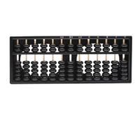 Ábaco estándar, ábaco Educativo de 1 Pieza, 13 dígitos, Chino Vintage plástico, Herramienta for la enseñanza aritmética y matemáticas