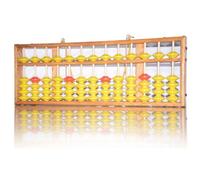 Ábaco estándar, ábaco Educativo de Madera 13 columnas, Herramienta didáctica, calculadora matemática for Profesores y Alumnos, Colgante