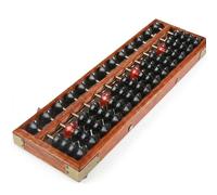 Ábaco portátil de Madera Erioctry, 13 dígitos, Estilo sorobán, marrón, CALCULADORA DE ÁBACO, Financiera