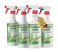 Abacus 4 x 750 ml limpiador multiusos Bamboo Shine (7721.4) - Limpiador Neutral Multiuso Limpiador Universal