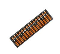 Abacus aritmético tradicional,Abacus,Herramienta de cálculo educativo para niños matemáticas,Fyore 15 dígitos de madera de tallo chino antiguo,Abacus Chino Calculadora Marco,Marrón,1 pieza