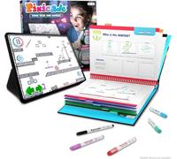 Abacus Brands Pixicade - CREA Tus Propios Videojuegos, Juguete Stem | Sin programación - dibuja, escanea y juega al instante. Incluye 5 rotuladores y libro de diseño de 108 páginas