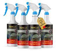 ABACUS® Impregnación convertible, capota convertible, impregnación para capota, impermeabilización para techo convertible, impermeabilizante para techo de tela, spray protector convertible, 4 x 750 ml