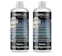 ABACUS® Impregnación de piedra, impermeabilización de terrazas, impregnación de balcón, impregnación de mármol, impregnación de granito, impregnación de piedra natural, 2 x 1000 ml (7703.2)