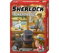 ABACUSSPIELE 48213 - Juego de Cartas Sherlock - La falsificación de Crimen