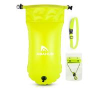 Abahub Flotador de remolque de seguridad para nadar con burbujas para lograr ser brillante, ser visto, ser más seguro para nadadores en aguas abiertas y triatletas durante la natación al aire libre