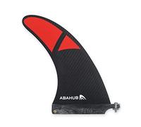Abahub Quilla Paddle Surf Aleta Sup Universal 9 Pulgadas Aleta Central Desmontable Aleta de Repuesto Sup Reforzada con Fibra de Vidrio Accesorios de Sup Pelables para Tabla de Surf, Longboard