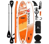 Abahub Tabla Paddle Surf Hinchable con Asiento 320x84x15cm Juego Tabla de Stand Up Paddle, Sup Board con Remo de Aluminio Ajustable, Asiento de Kayak, para Kayak, Sup, Pesca,Yoga