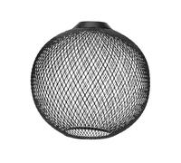 Abajur Lámpara colgante moderna, lámpara artesanal exquisita con pantalla de hierro clásica simple for dormitorio, hogar y hotel, aplicación dorada para Lámpara(Black)