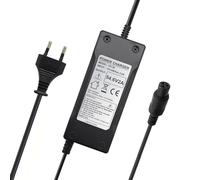 Abakoo Cargador de litio de 48 V, adaptador de fuente de alimentación, 54,6 V, 2 A, para moto eléctrica de 48 V, batería 13 S con conector en línea de 3 pines/3clavijas