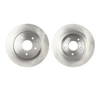 ABAKUS 2x Discos de Freno Traseros Apto para Nissan Qashqai II J11 Eje Hl