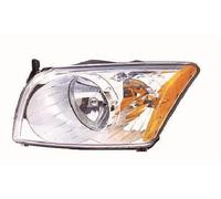 ABAKUS Faro Delantero 334-1118R-US Derecho Cromo USA SAE Sin Soporte