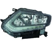ABAKUS Faro Delantero Derecho 115-1136R-LEMN2 Cromado Para Nissan, Sin Bombilla