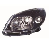 ABAKUS Faro Delantero Izquierda 551-1170L-LDEM2 H4 Negro Sin Bombilla