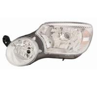 ABAKUS Faro Delantero Izquierdo 665-1120LMLDEMF Cromado Sin Bombilla H7/H4