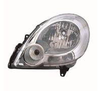 ABAKUS Faro Delantero Principal 551-1176RMLD-EM Derecha Cromado H4 Sin Bombilla
