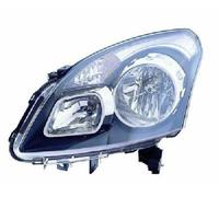 ABAKUS Farol Principal 551-1171RMLDEM2 Derecho Para Renault Negro