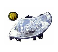 ABAKUS Farol Principal 552-1124R-LD-EM Para Citroën Fiat Peugeot, Derecha