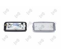ABAKUS Luz De Matrícula L16-210-0001LED LED Para Fiat, Par