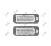 ABAKUS Luz De Matrícula LED L26-210-0001LED Para Lancia, 2 Piezas