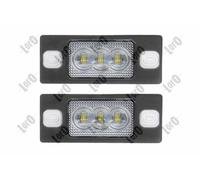 ABAKUS Luz De Matrícula LED L40-210-0001LED Para VW, 3 LEDs, Par Nuevo