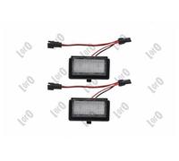 ABAKUS Luz De Placa L54-210-0013LED LED Para Mercedes-Benz Smart, Pares
