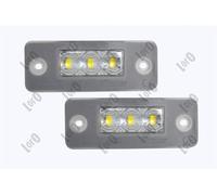 ABAKUS Luz De Placa LED L03-210-0012LED Para Audi, Lado Doble, 1 Par
