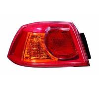 ABAKUS Luz Trasera Izquierda 214-19A9L-UE Rojo Sin Portalámparas W21W W21/5W