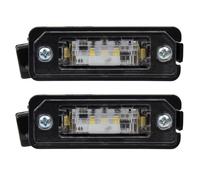 ABAKUS Piloto de matrícula para VOLKSWAGEN: Golf Cabriolet, Eos, Phaeton, Golf, Polo, Passat, Scirocco & SKODA: Superb (Ref: 053-10-900LED)