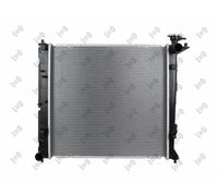 ABAKUS Refrigerador Enfriamiento Del Motor 024-017-0014 Para KIA, Aluminio