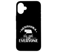 Abalorio áspero de Nebraska Not for Everyone Carcasa para iPhone 16 Plus