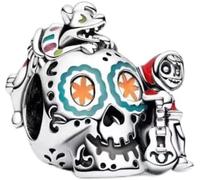 Abalorio Cadena de seguridad Colgante Carabela Coco de Disney para Pulseras PANDORA Collar Pulsera Europea Charms para Dia de la Madre Mujer Niña