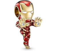 Abalorio Colgante Los Vengadores de Marvels para Pulseras PANDORA Collar Pulsera Europea Charms para Mujer Niña (IRON MAN)