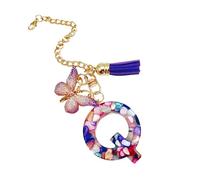 Abalorio con asa de taza, dije de botella de agua con y, moderno colgante de mochila, llavero con inicial de taza para niñas, escuela, trabajo, gimnasio al aire libre, Refer to