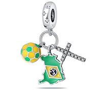 Abalorio conmemorativo de plata de ley 925 para novia, novio, compromiso, graduación, mamá, perro, gato, amor, corazón, compatible con pulseras Pandora Moments, 4mm Hole, Metal Plata de ley, Sin