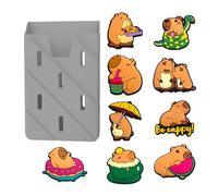 Abalorio de accesorios de playa, accesorios decorativos de Capybara con soporte para teléfono, 10 decoraciones bonitas, modernos de para playa, piscina, Refer to description, Cloruro de