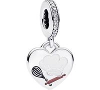 Abalorio de Baker Chef de plata 925 compatible con abalorios Pandora, Trollbeads, Chamilia, Biagi y muchas otras pulseras del Reino Unido.