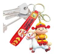 Abalorio de caballo, divertido chino 2026, llavero para de Año Nuevo chino, para mujeres, niñas, niños, salud, riqueza, éxito, vacaciones, bolso, coche, hogar, oficina, escuela, C, Refer