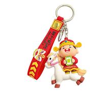 Abalorio de caballo, divertido chino 2026, llavero para de Año Nuevo chino, para mujeres, niñas, niños, salud, riqueza, éxito, vacaciones, bolso, coche, hogar, oficina, escuela, B, Refer