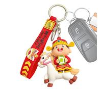 Abalorio de de caballo, de Año Nuevo chino 2026, llavero divertido de dibujos animados, para bolso, mochila, coche, hogar, oficina, escuela, recuerdos de salud, éxito, buena