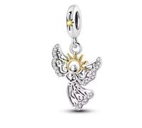 Abalorio de diosa del sol de plata 925 compatible con abalorios Pandora, Trollbeads, Chamilia, Biagi y muchas otras pulseras del Reino Unido., S, Metal, No es una piedra preciosa