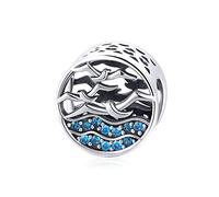 Abalorio de perro de plata de ley 925 con diseño de gato, diseño de koala, diseño de ratón y mariposa para pulsera Pandora, A