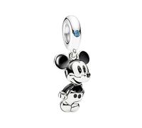 Abalorio de personaje de ratón de plata 925 compatible con abalorios Pandora, Trollbeads, Chamilia, Biagi y muchas otras pulseras del Reino Unido.
