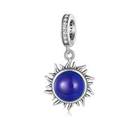 Abalorio de piedra emocional para pulsera Pandora, de plata de ley con texto en inglés "You are My Sunshine", regalo para mujer, pulsera y collar