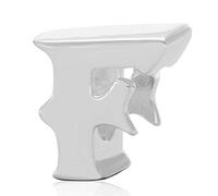 Abalorio de plata de ley 925 con dije del alfabeto, letra inicial F, dije de aniversario, palabras para pulseras Pandora (F)