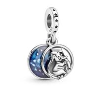 Abalorio de plata de ley 925 con diseño de Dumbo Sweet Dreams de Disney, compatible con abalorios Pandora y muchas otras pulseras del Reino Unido., Metal