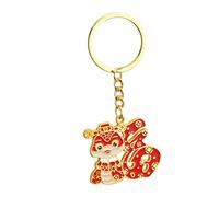 Abalorio de serpiente china, colgante de serpiente china 2025, de recuerdo de bendición del año lunar, llavero para llaves de coche, , Serpiente Fu Bao, Refer to description